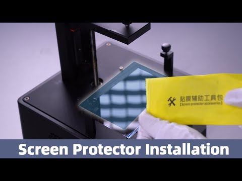 Anycubic Photon Mono 4K Screen Protector Installation