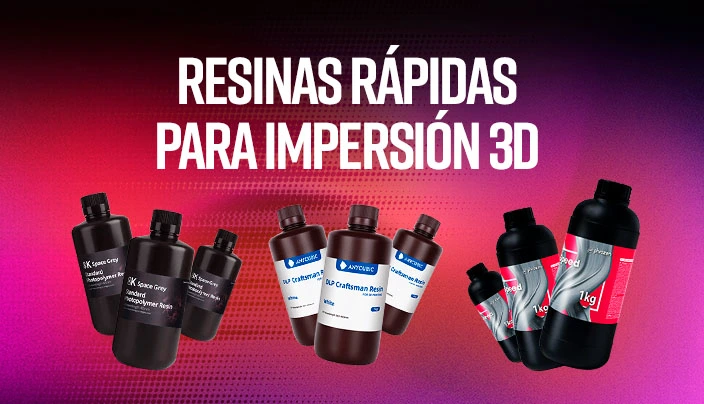 resinas rapidas para impresion 3d