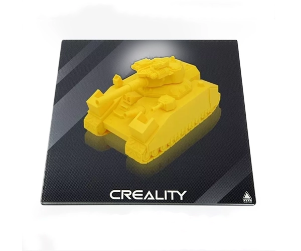 Cama de vidro Carborundum de Creality placa de vidrio con revestimiento de carborundo placa de construcción de impresora 3D refacciones INOVAMARKET-2