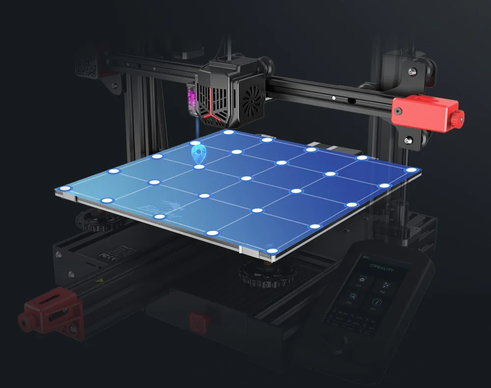 Nivelación automática CR Touch Ender 3 Max Neo Creality - impresora FDM INOVAMARKET