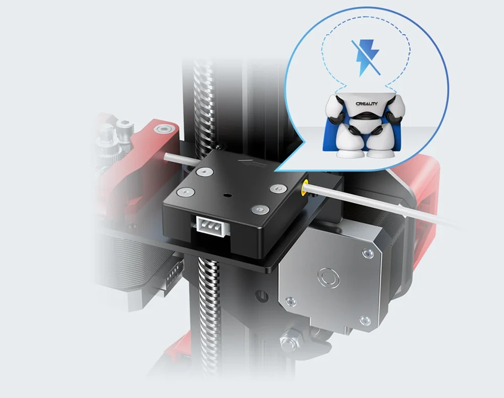 Reanudación de la impresión y sensor de filamento Ender 3 Max Neo Creality - impresora FDM INOVAMARKET