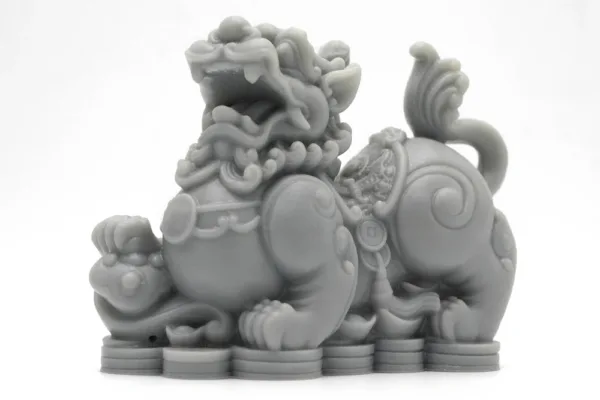 Modelo impreso en 3D con Resin FAST Grey ABS-like Siraya Tech