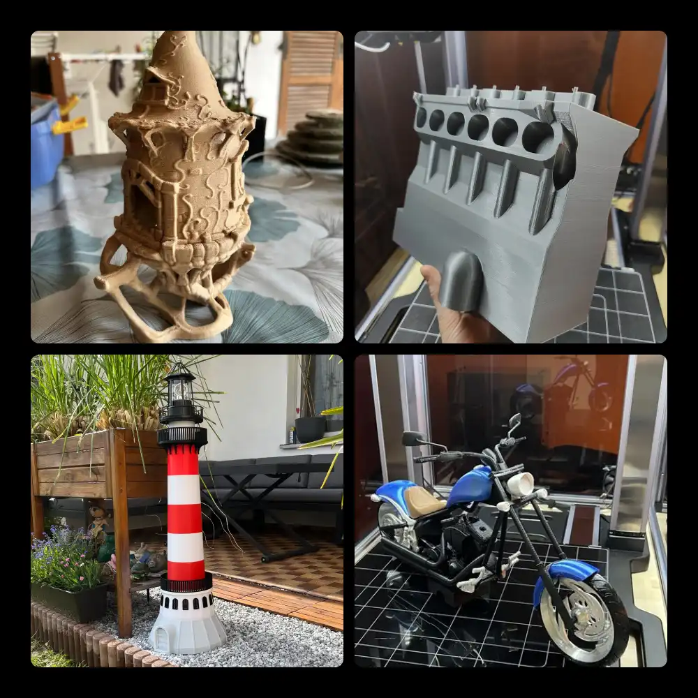 Impresión 3D de extrusión dual con impresora 3D Artisan