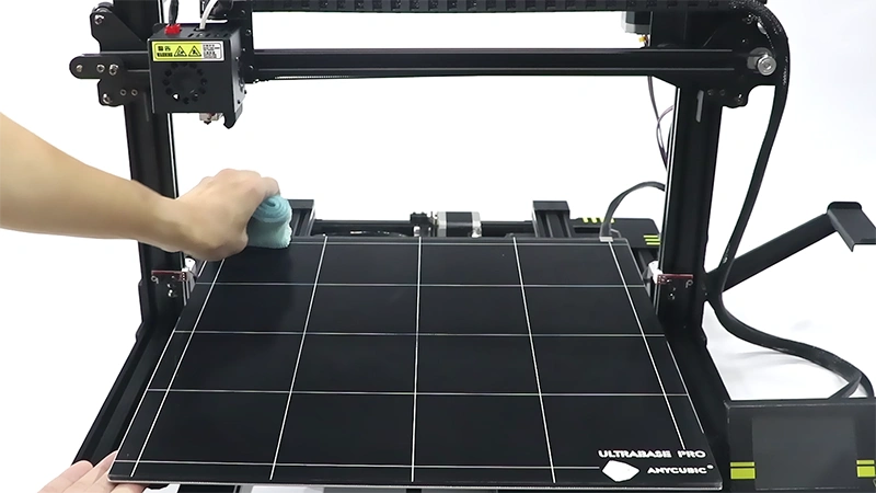Pasos para limpiar la cama la impresora 3D, Limpieza final y secado limpiar cama impresora 3d