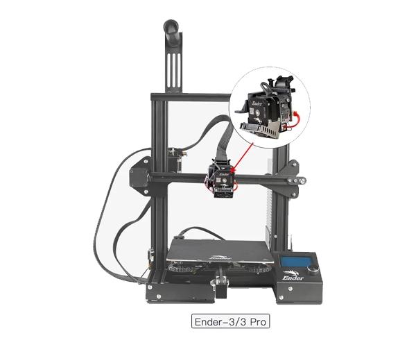 Sprite Extruder Pro Kit 300℃ High Temperature Printing para impresoras 3D Creality