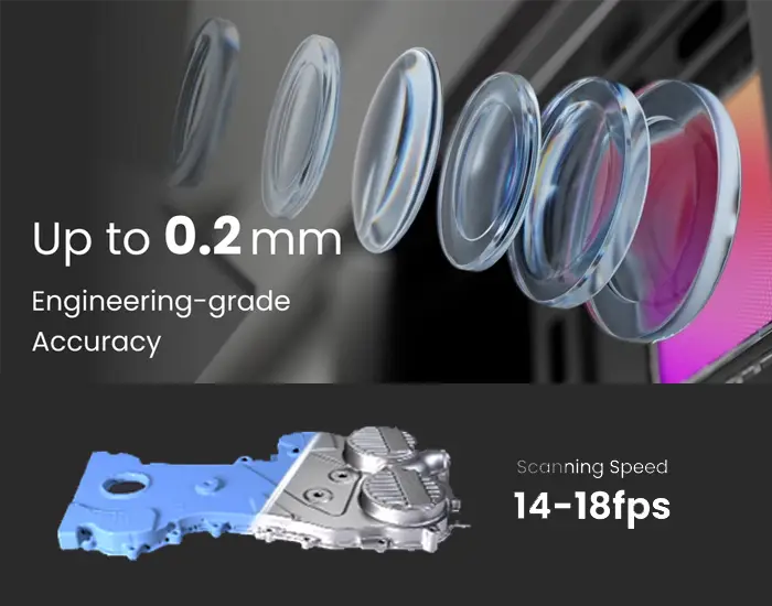 Inspire Scanner 3D Revopoint Precision