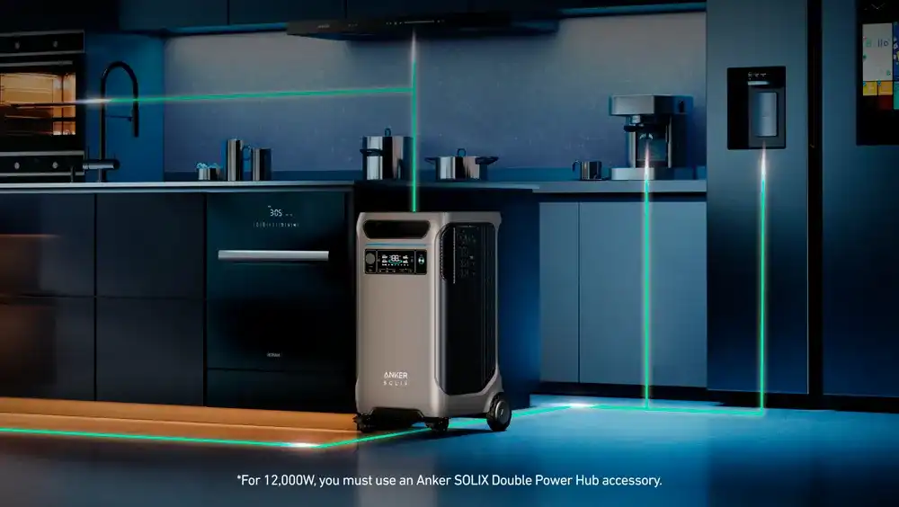 Alta Capacidad y Potencia Anker Solix F3800