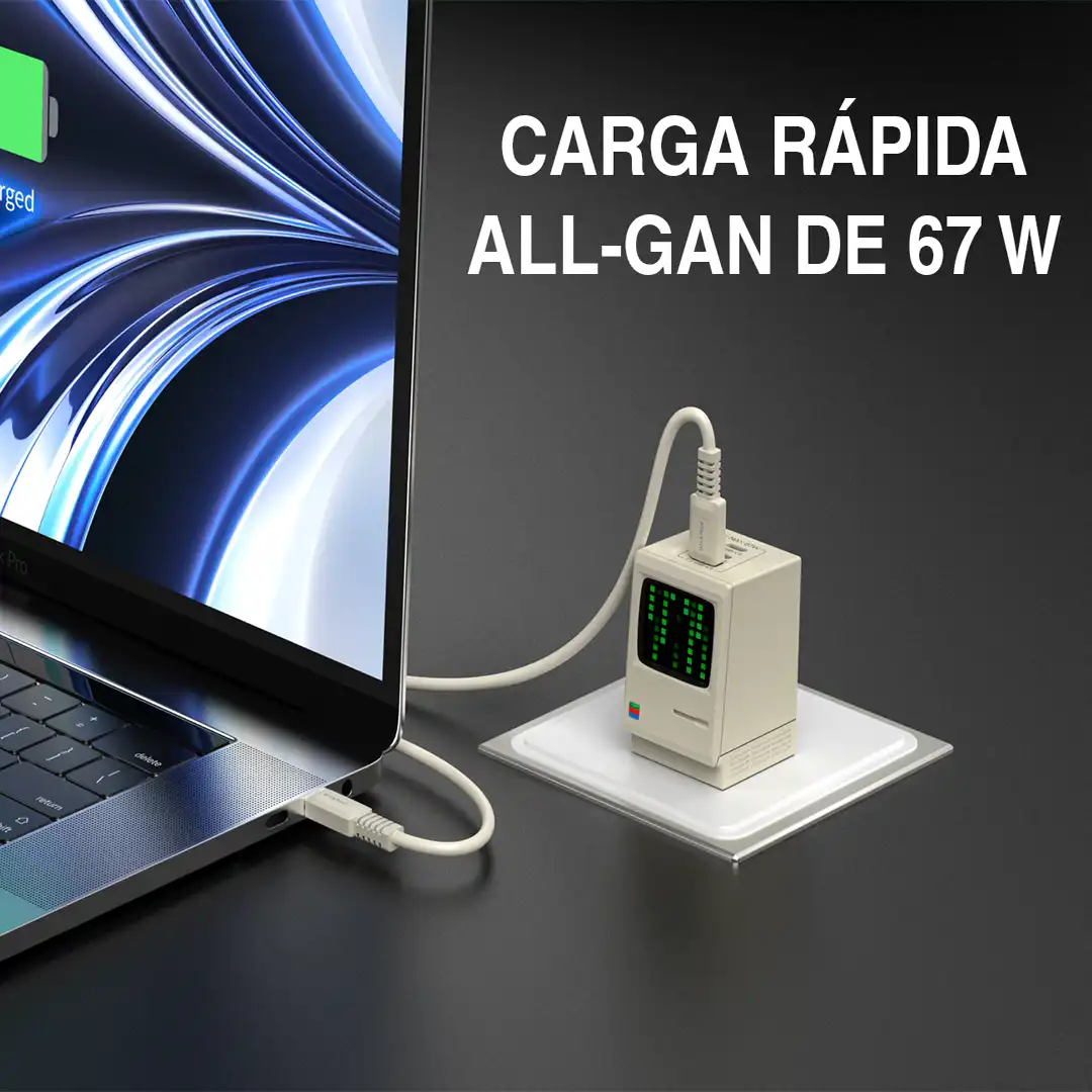 Cargador Shargeek Diseño Retro 67W