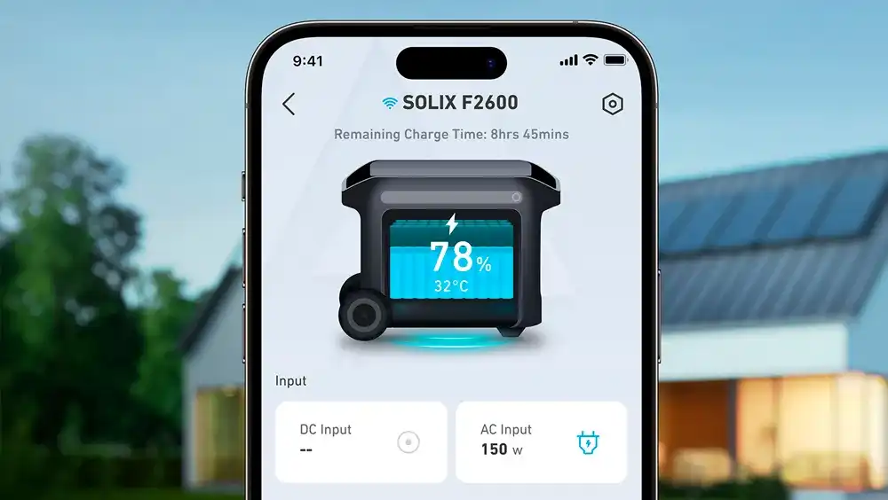 Control de temperatura Anker Solix F2600